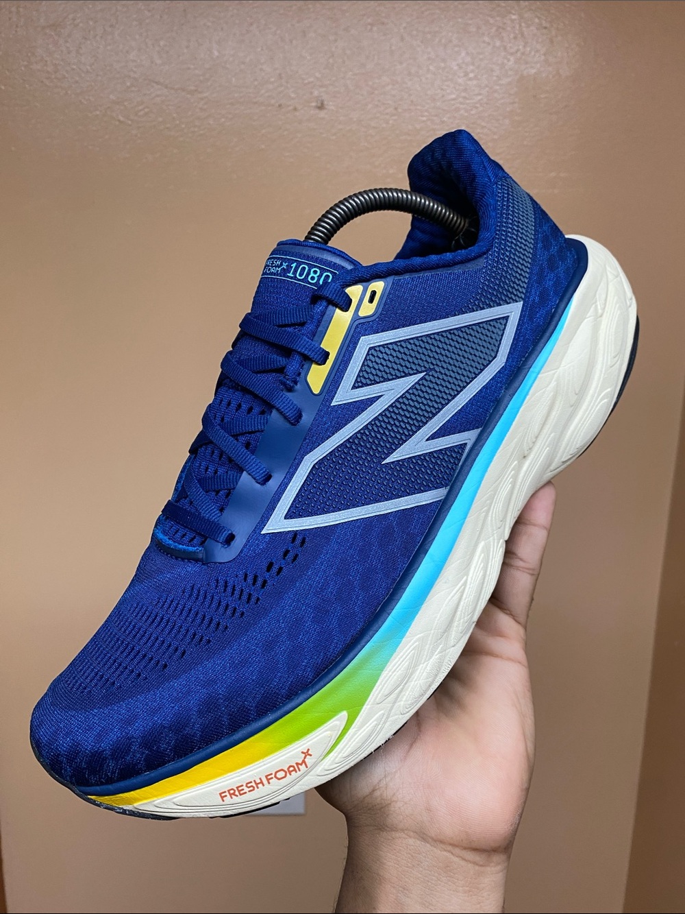 New Balance Fresh Foam X 1080v14 Men’s Running Sneakers "Inkwell Ginger Lemon" - Picture 10 of 17